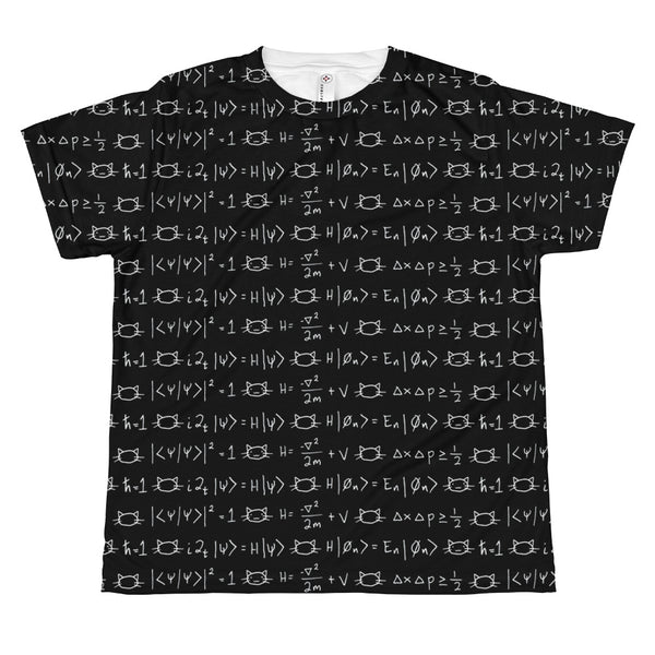 All-over Quantum Hamiltonian Youth Tshirt - Black
