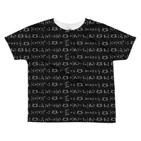 All-over Quantum Hamiltonian Toddler T-shirt - Black