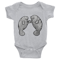 Manatees Holding Hands Infant Bodysuit